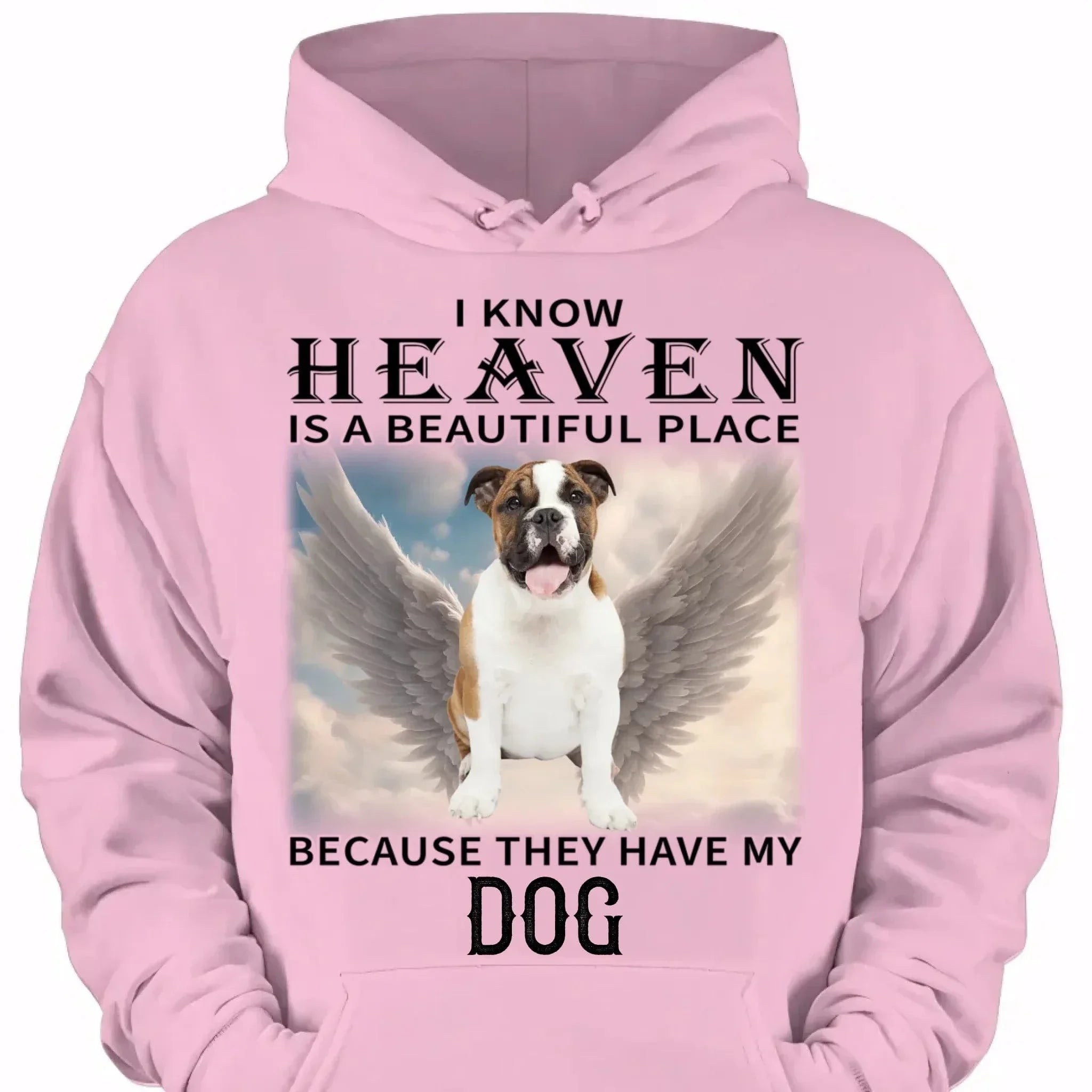 Heaven Is A Beautiful Place - Personalized Pet Memorial Clothing - Gift For Family,Friend,BFF,Roommate,Pet Owners,Pet Lovers - Joliny