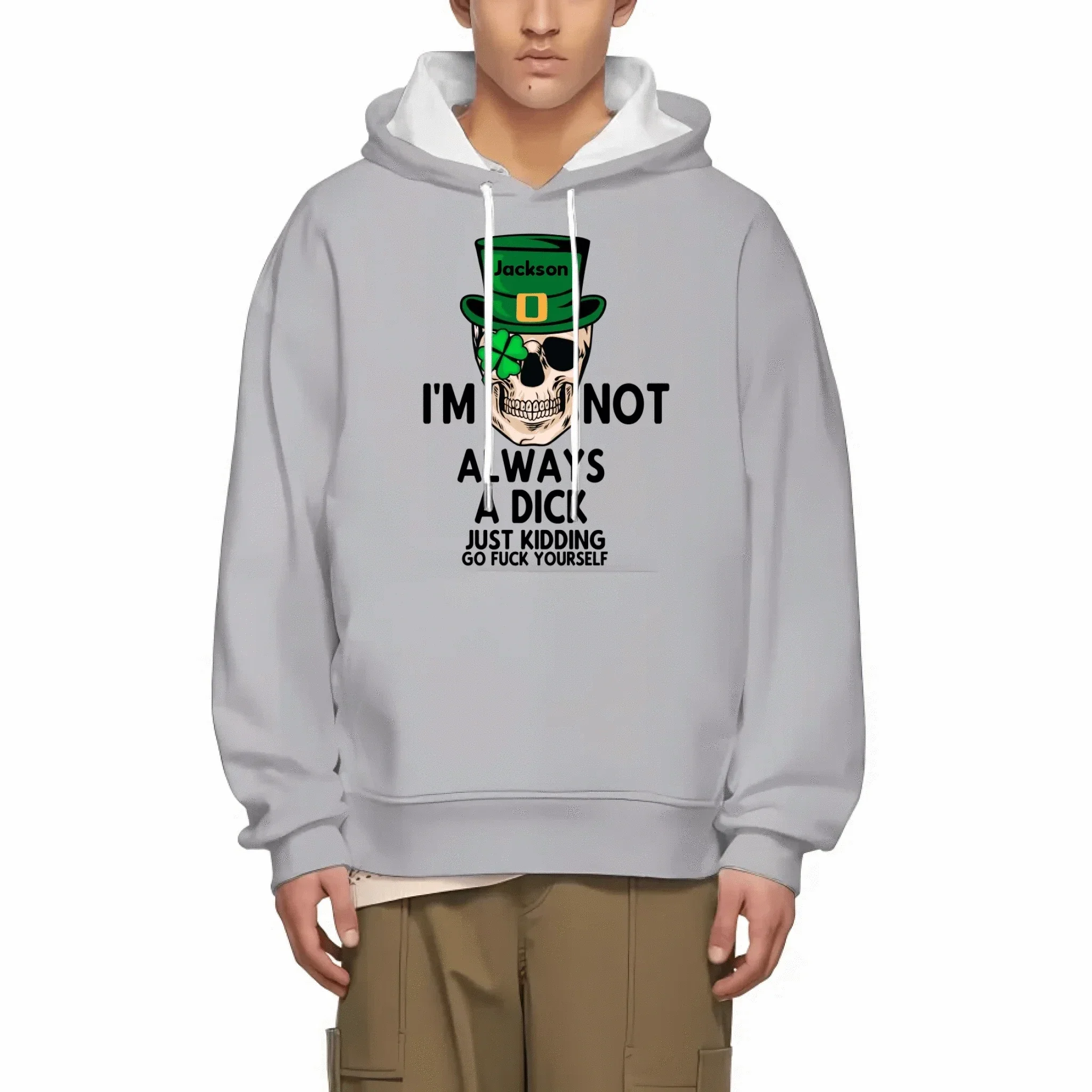 Customized St. Patrick's Day T-shirt - Personalized Name St. Patrick's Day Themed Skull Printed Clothes - A Gift For Friend,Family,Holiday Enthusiasts - Joliny