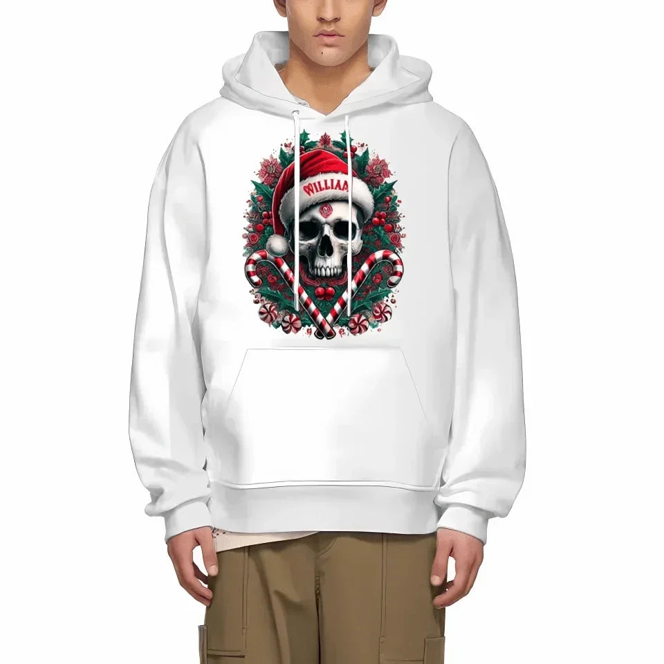 Customized Christmas Themed Skull Pattern Costumes - Personalized Name Christmas Costumes - A Gift For Yourself,Friend,Family,colleagues - Joliny