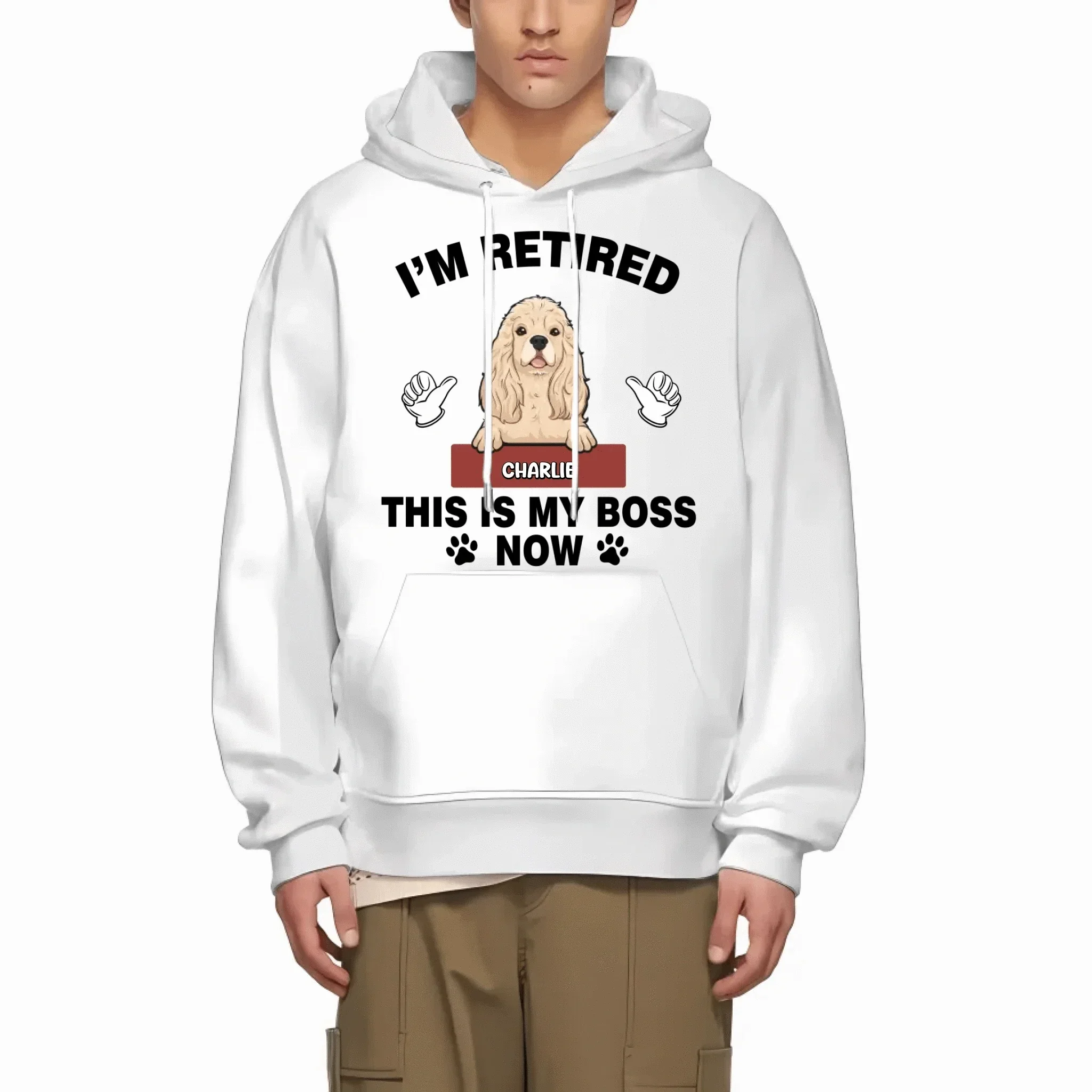 Customized Pet Themed T-shirt - Personalize Fashionable Clothing with Different Breed Pet Prints and Names - A Gift For Pet Lovers,Pet Owners - Joliny