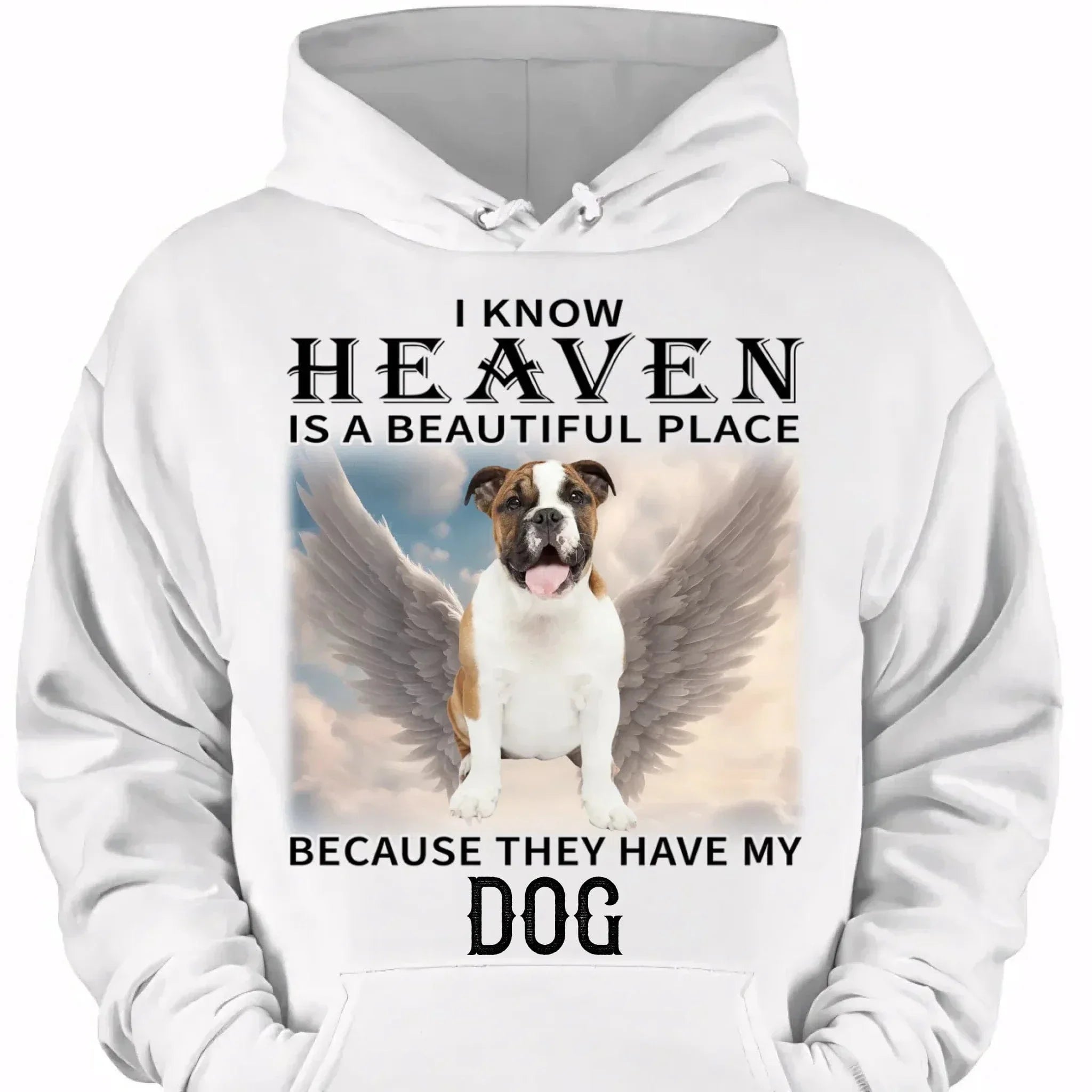 Heaven Is A Beautiful Place - Personalized Pet Memorial Clothing - Gift For Family,Friend,BFF,Roommate,Pet Owners,Pet Lovers - Joliny