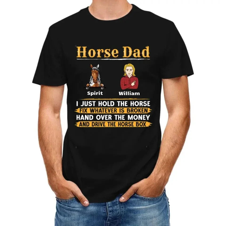 Horse Dad - Personalized T-shirt - Joliny