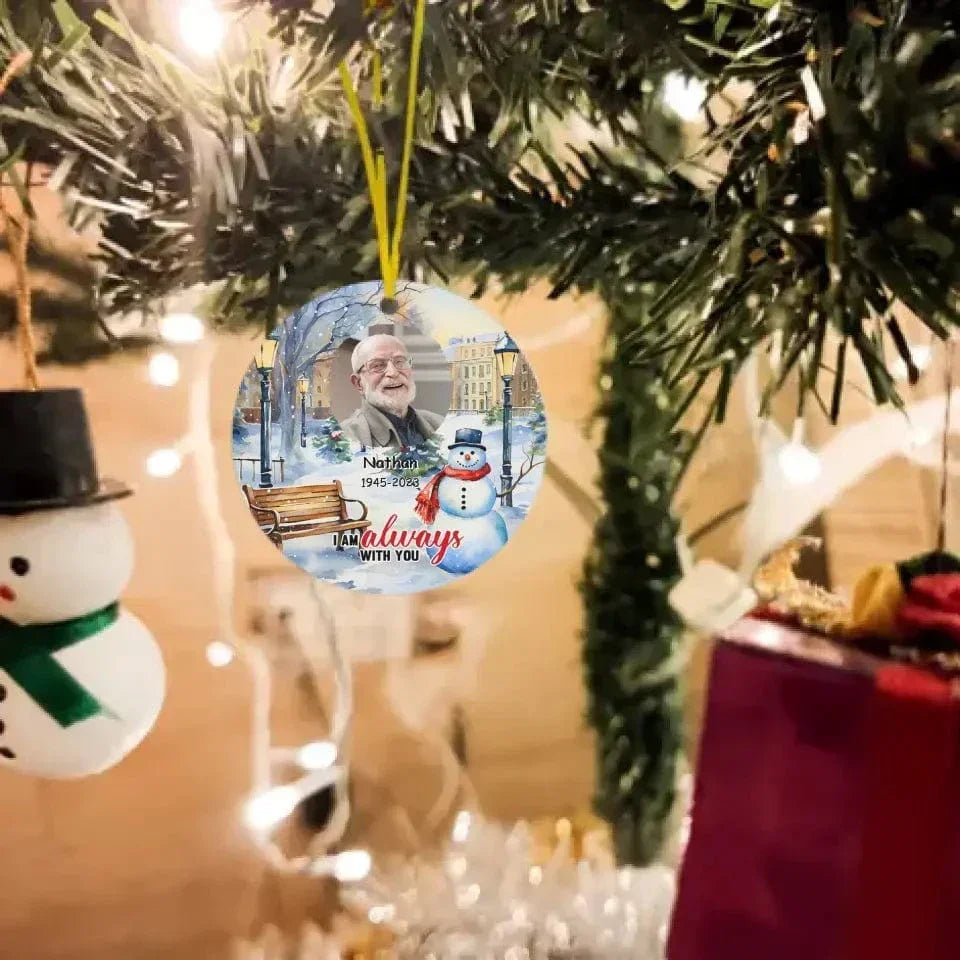 I am Always with You Personalized Memorial Acrylic Photo Ornament - Joliny