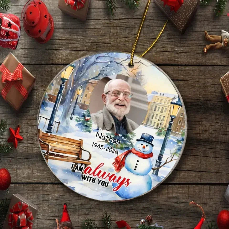 I am Always with You Personalized Memorial Acrylic Photo Ornament - Joliny