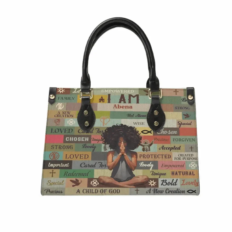 I Am Chosen - Personalized Leather Bag - Joliny