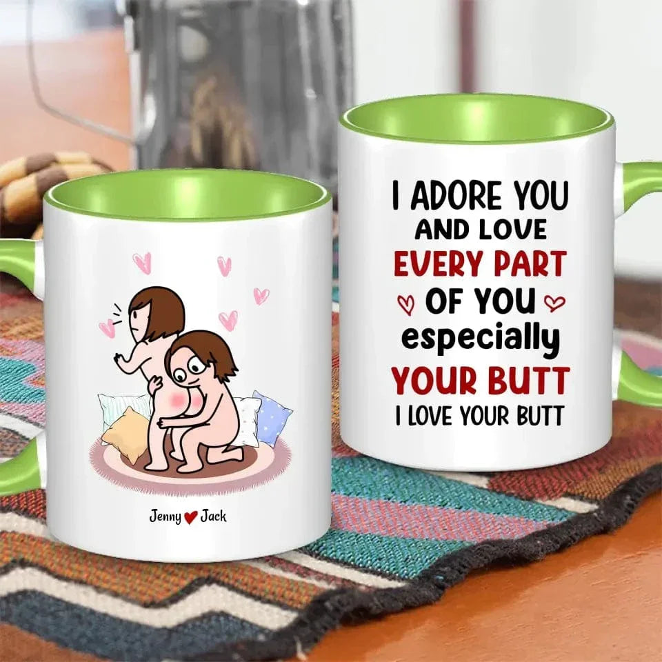 I Love You Personalized Colorful Mug - Couple Gift, Valentine's Day Gift - Joliny