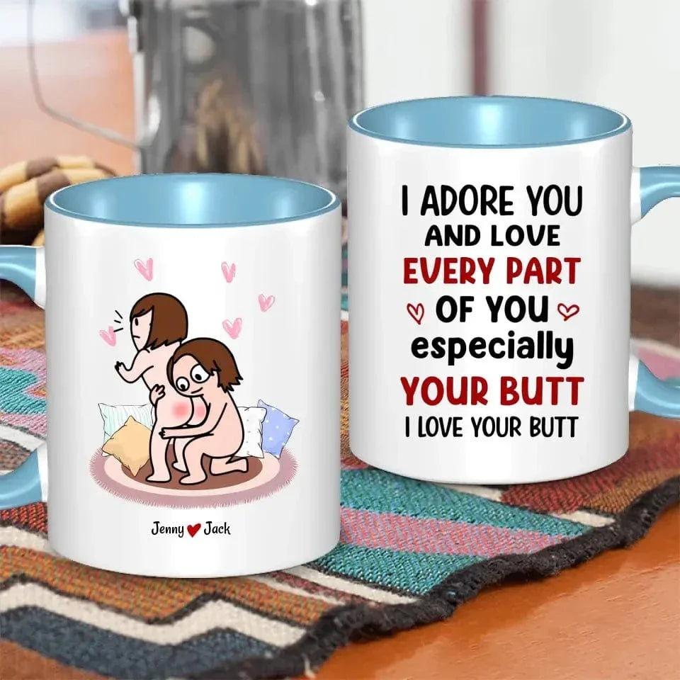 I Love You Personalized Colorful Mug - Couple Gift, Valentine's Day Gift - Joliny