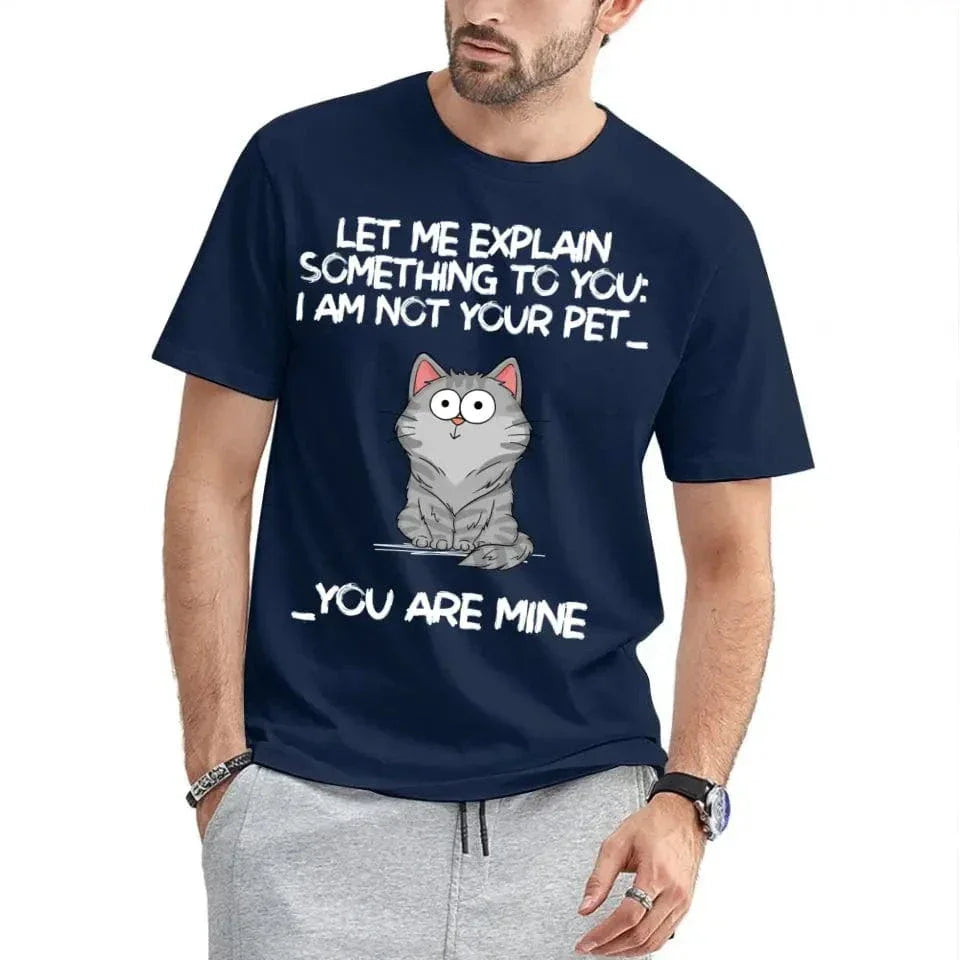 I‘m Not Your Pet Funny Expression Cat Personalized Shirt - Joliny