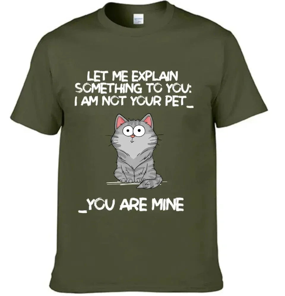 I‘m Not Your Pet Funny Expression Cat Personalized Shirt - Joliny