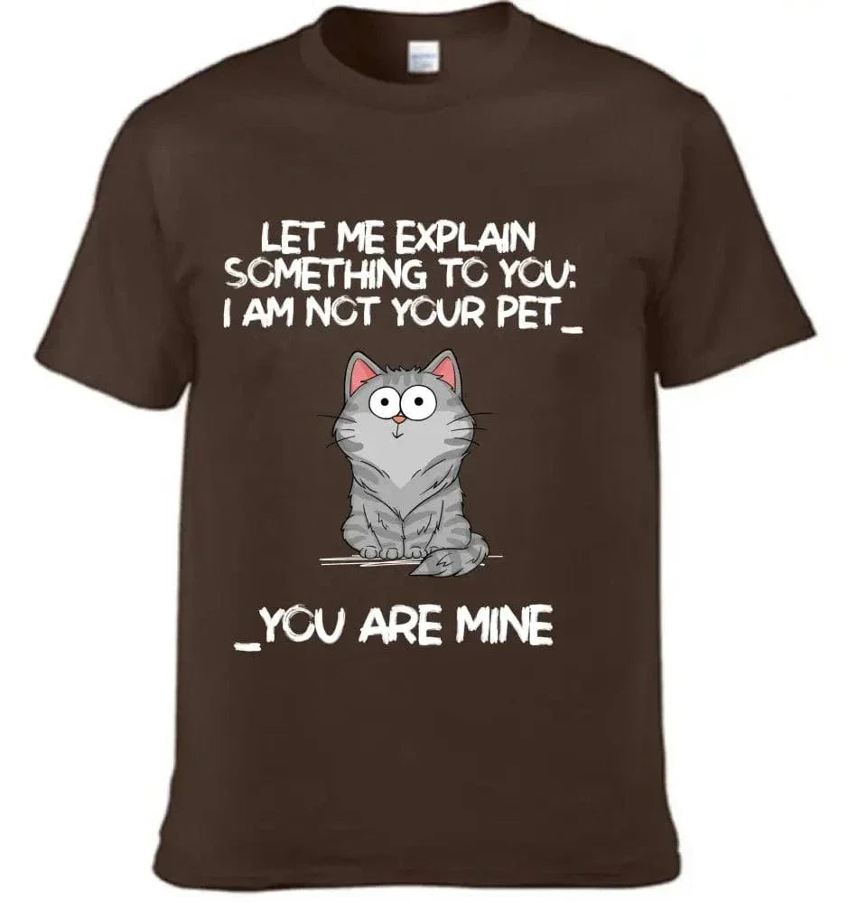 I‘m Not Your Pet Funny Expression Cat Personalized Shirt - Joliny