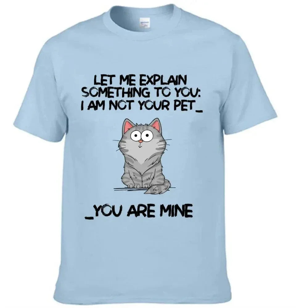I‘m Not Your Pet Funny Expression Cat Personalized Shirt - Joliny