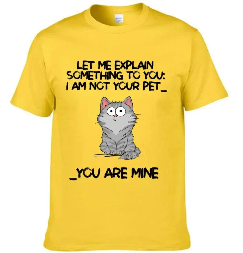 I‘m Not Your Pet Funny Expression Cat Personalized Shirt - Joliny