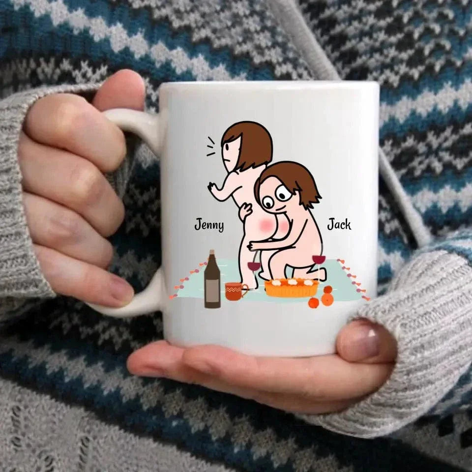 I Really Love Your Butt Personalized Mug, Funny Gift For Couple - Joliny