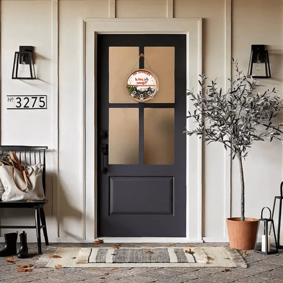 Joyful enough? - Personalized Christmas Round Wooden Sign - Christmas Gifts - Joliny