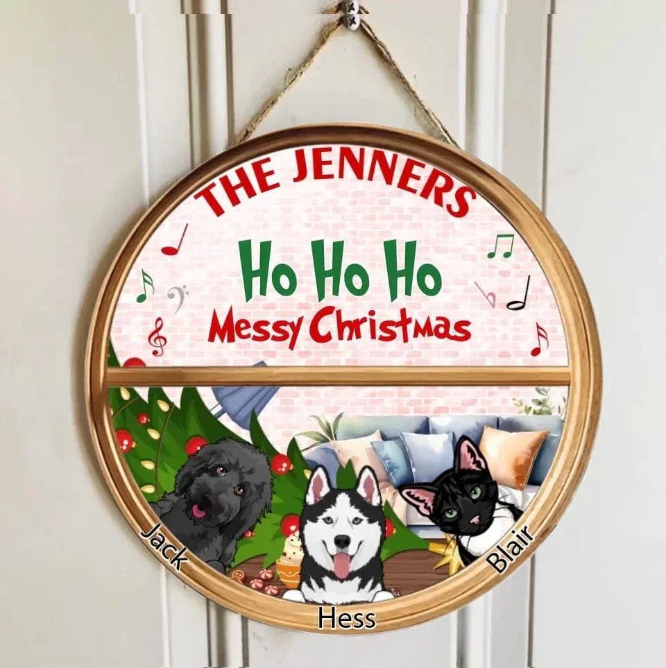 Joyful enough? - Personalized Christmas Round Wooden Sign - Christmas Gifts - Joliny