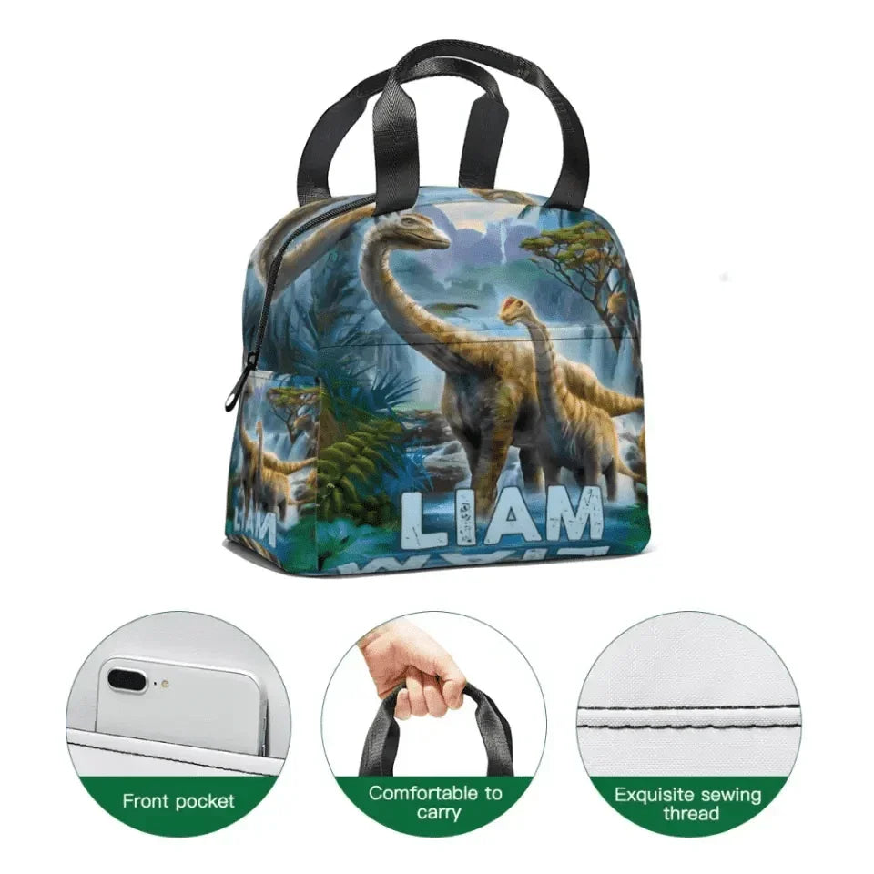 Jurassic Dinosaurs - Personalized Name Backpacks for Kids - School Season Gifts for Kids - Joliny
