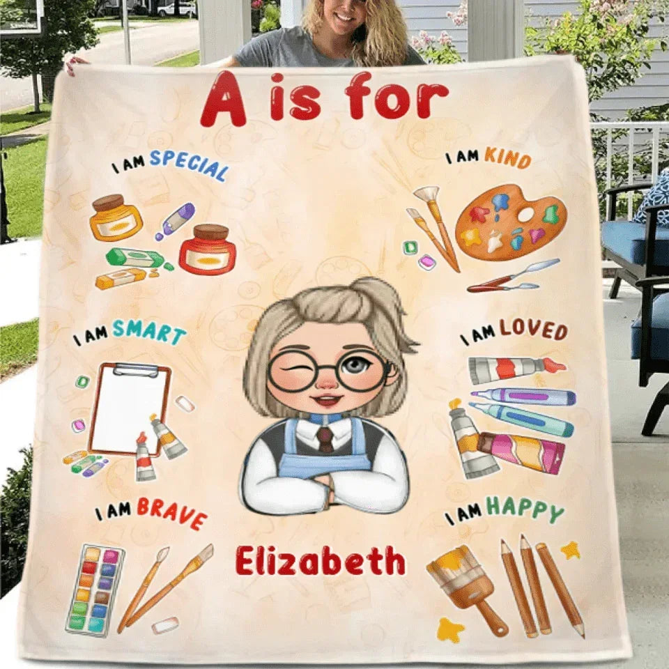 Kid's Dream Job Custom Blanket - Personalised Name And different character jobs Blanket - A Gift For Child - Joliny