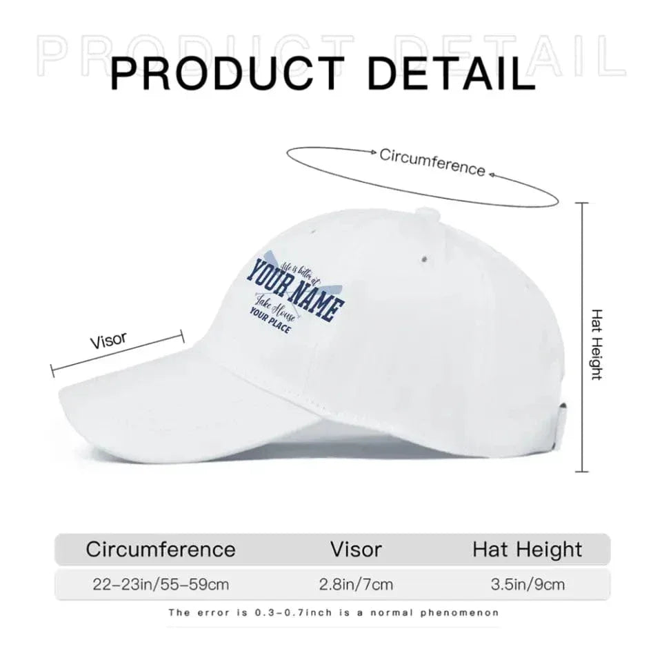 Lake view room baseball cap mesh cap - Joliny
