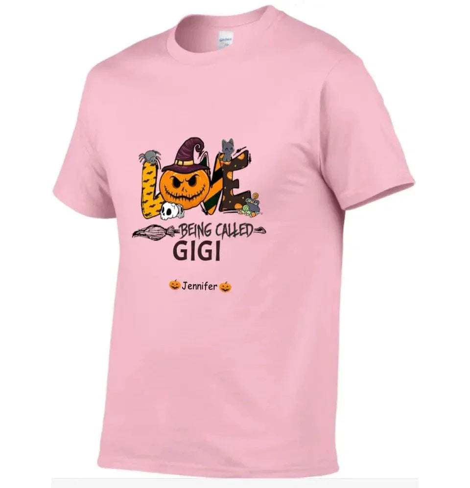 Love Being Called Grandma Halloween - Personalized T-Shirt - A Halloween Gift for Grandma - Joliny