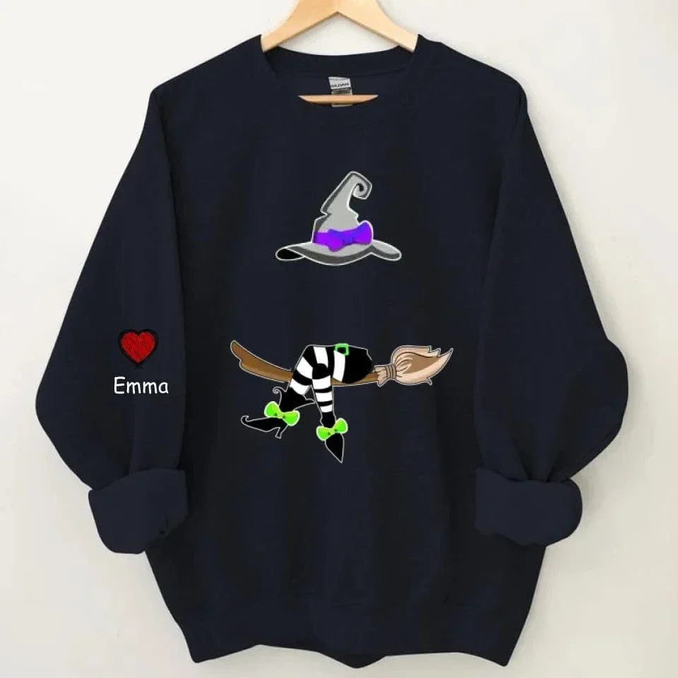 Magic Grandma - Personalized Name Custom Sweatshirt with Grandchildren's Names Customized on the Sleeve - Gift for Grandma - Joliny