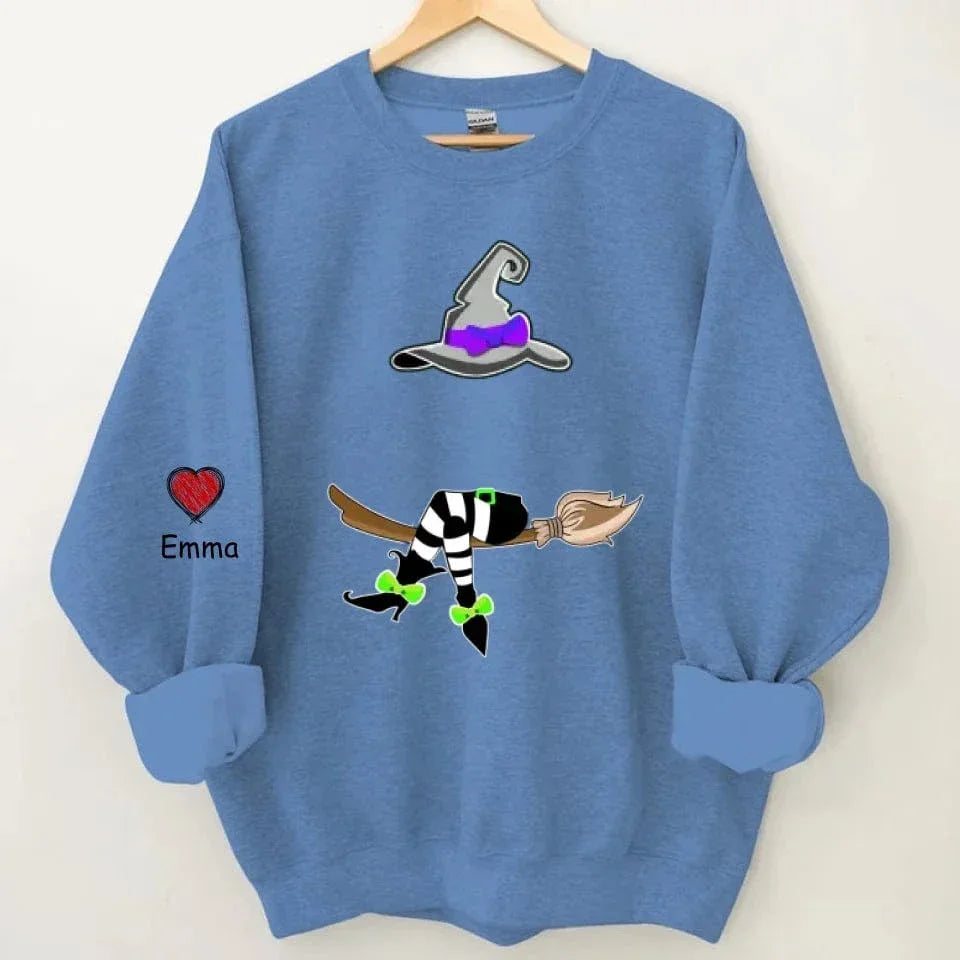 Magic Grandma - Personalized Name Custom Sweatshirt with Grandchildren's Names Customized on the Sleeve - Gift for Grandma - Joliny