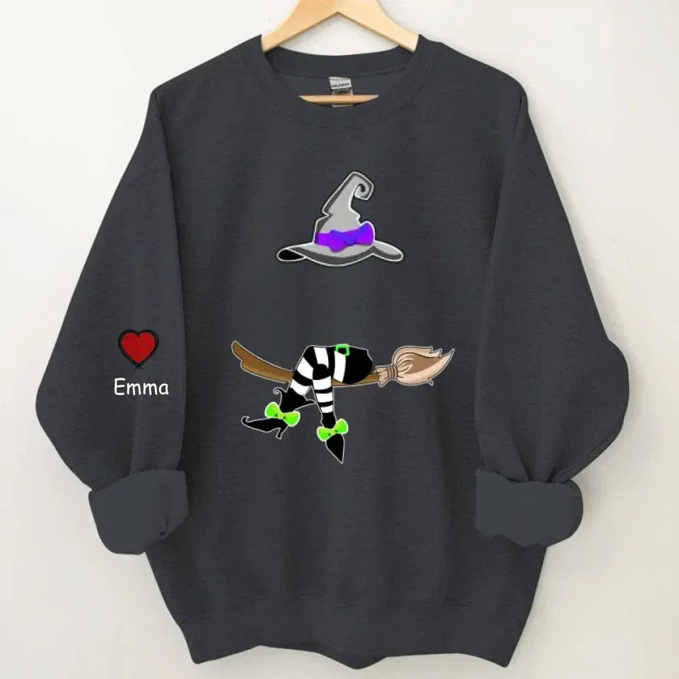 Magic Grandma - Personalized Name Custom Sweatshirt with Grandchildren's Names Customized on the Sleeve - Gift for Grandma - Joliny