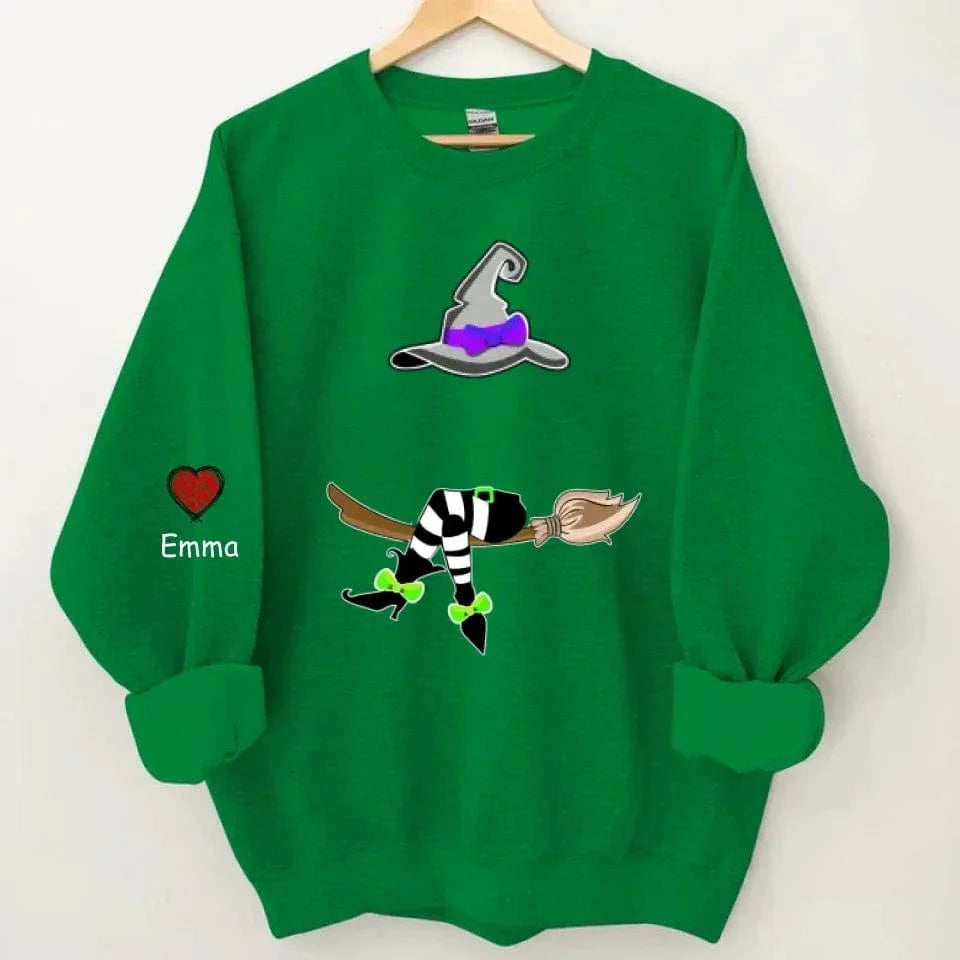 Magic Grandma - Personalized Name Custom Sweatshirt with Grandchildren's Names Customized on the Sleeve - Gift for Grandma - Joliny