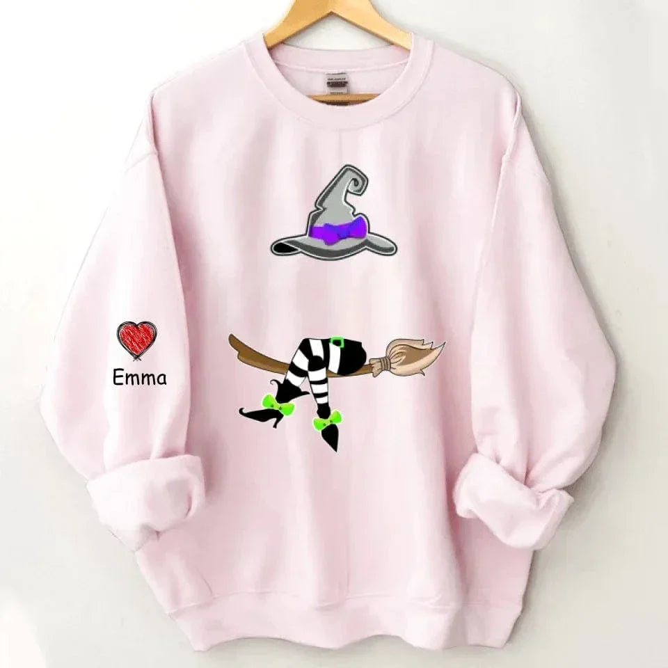 Magic Grandma - Personalized Name Custom Sweatshirt with Grandchildren's Names Customized on the Sleeve - Gift for Grandma - Joliny