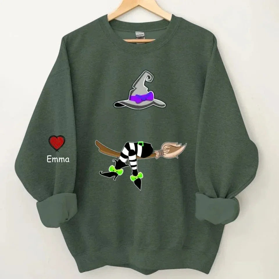 Magic Grandma - Personalized Name Custom Sweatshirt with Grandchildren's Names Customized on the Sleeve - Gift for Grandma - Joliny