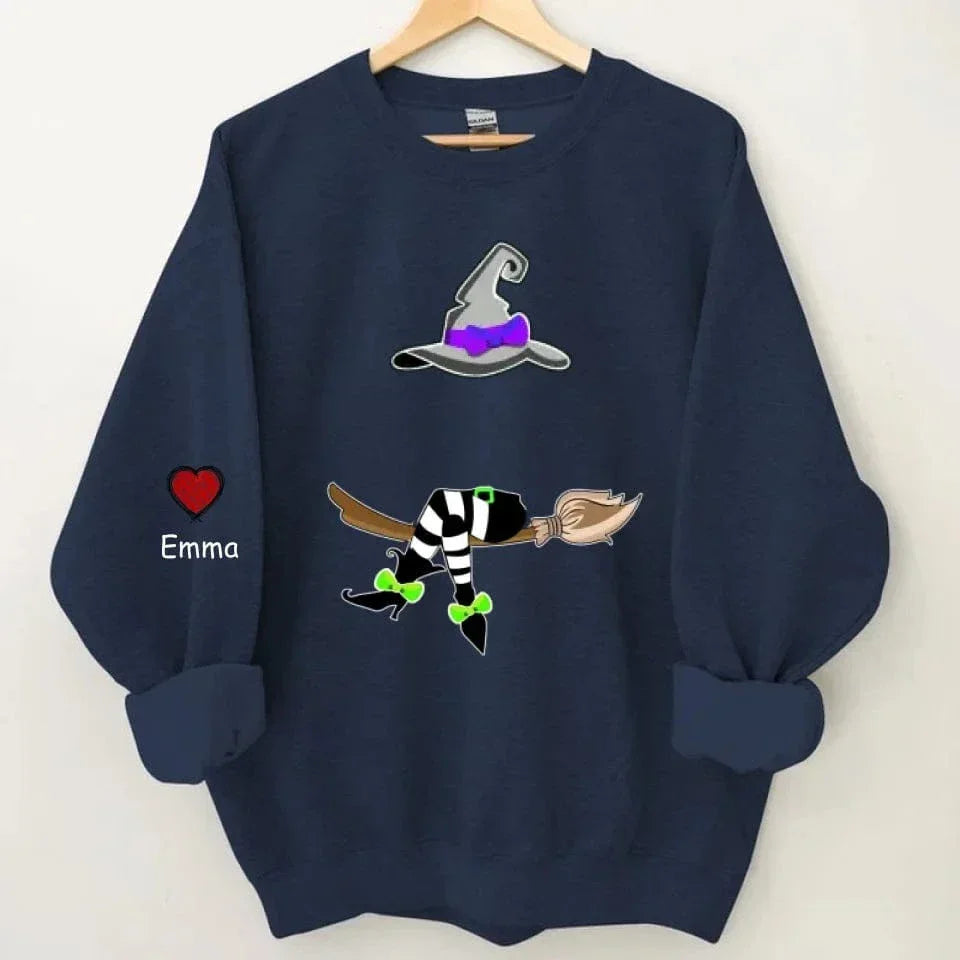 Magic Grandma - Personalized Name Custom Sweatshirt with Grandchildren's Names Customized on the Sleeve - Gift for Grandma - Joliny