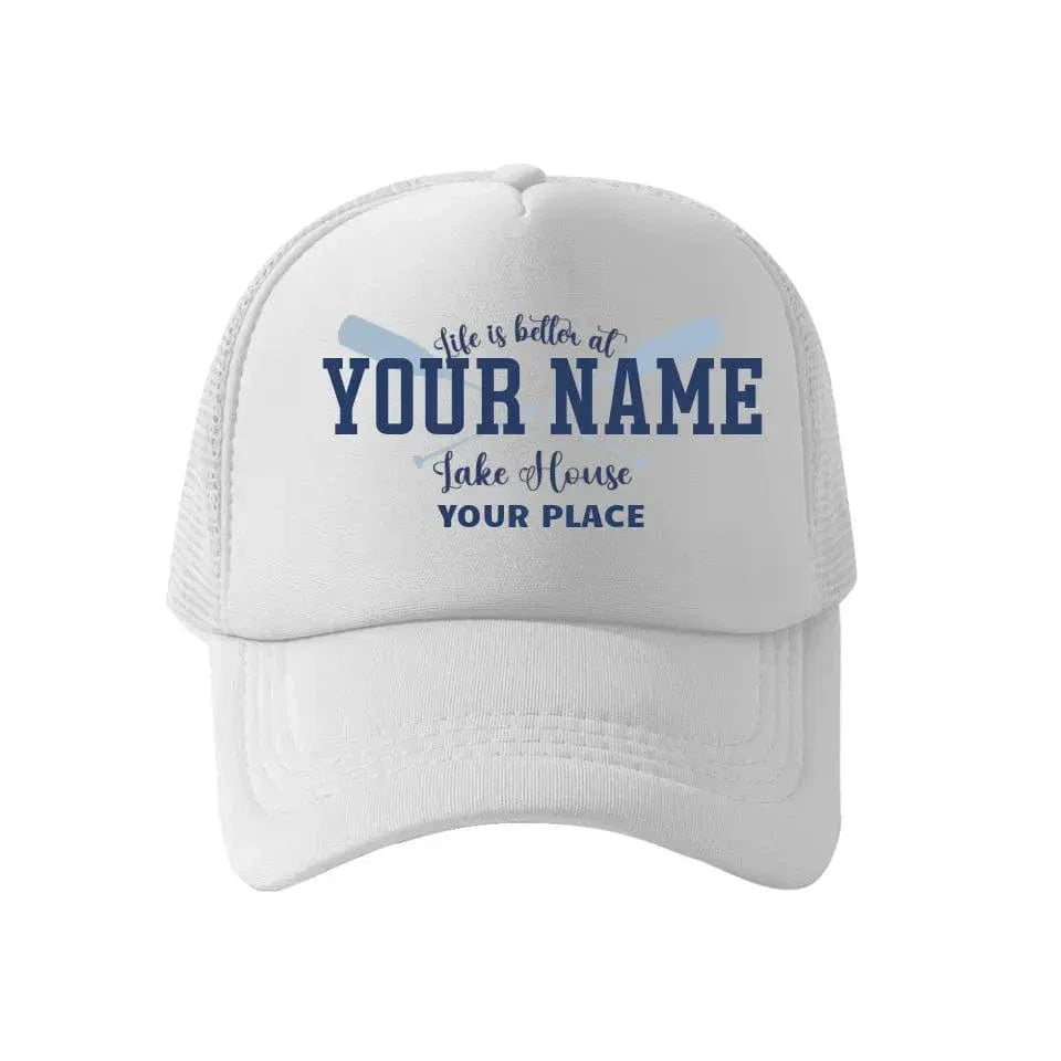 Lake view room baseball cap mesh cap - Joliny