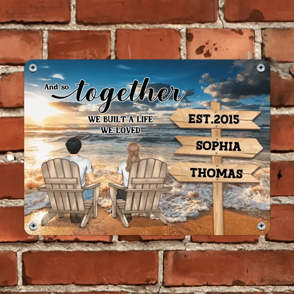 Customized Couple Wall Art - Personalized Name and Couple Image Unframed Decorative Painting - A Gift For Couples,Husband,Wife,Girlfriend,Boyfriend - Joliny