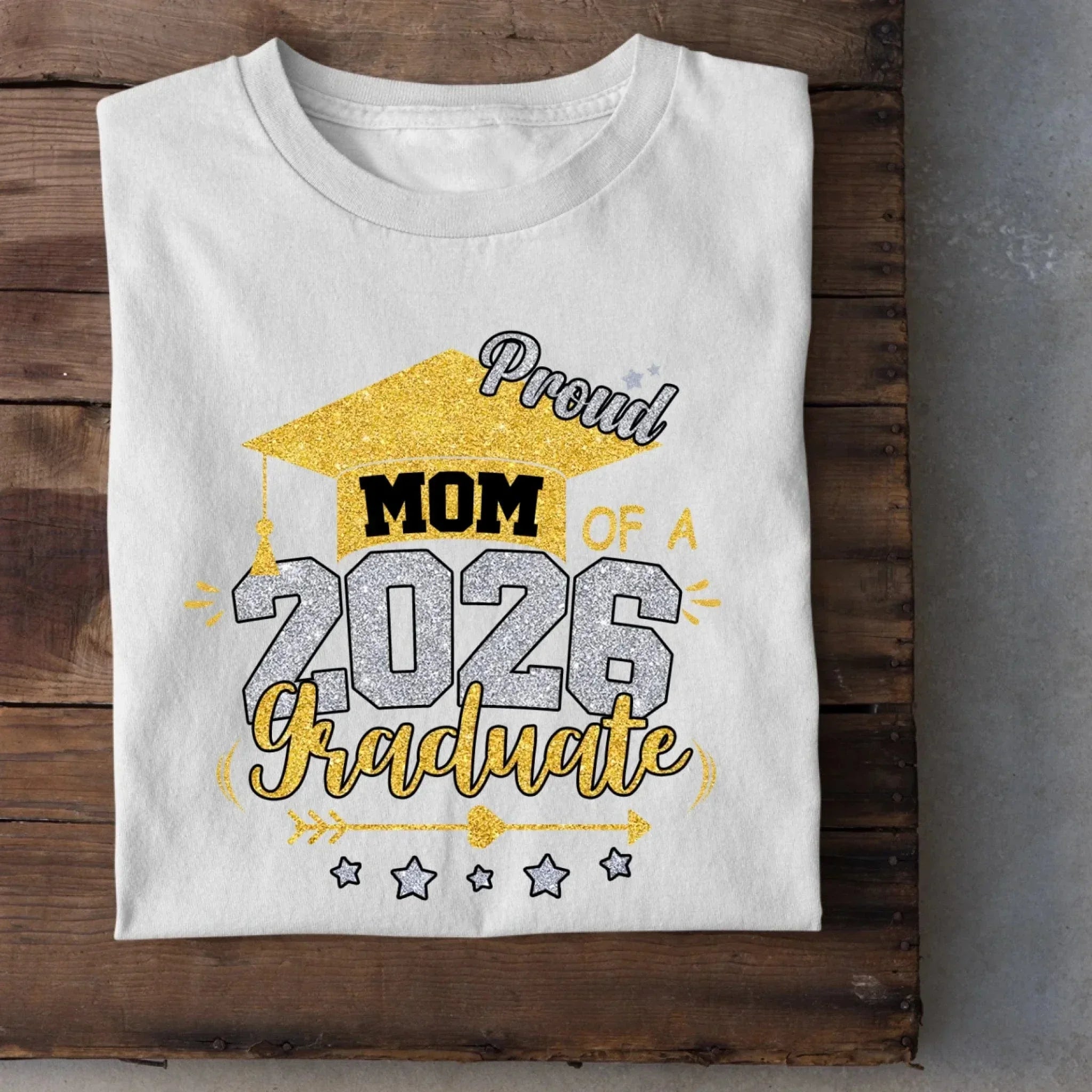 Mom Proud Mom of a Class of 2025 Graduate T Shirt - Joliny
