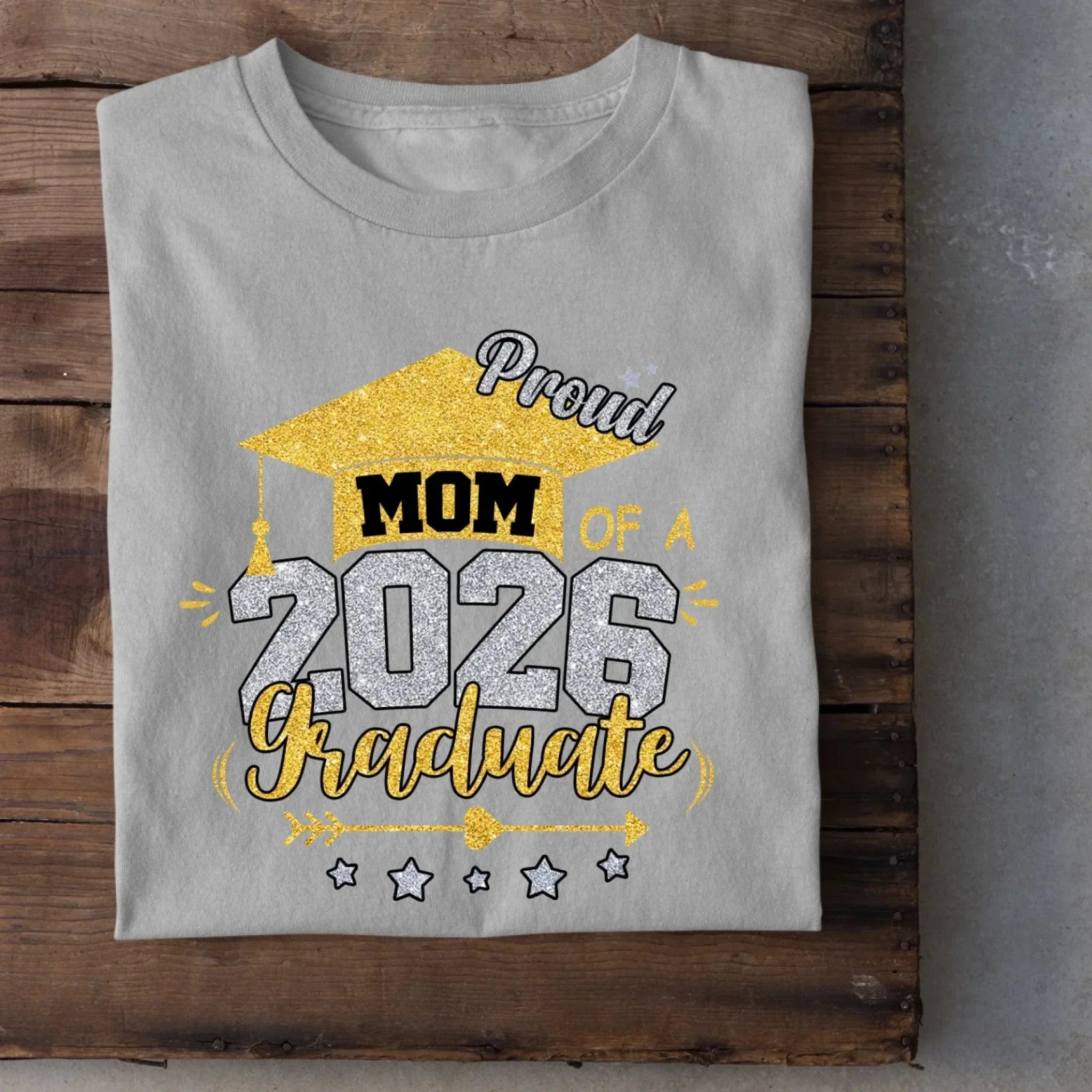 Mom Proud Mom of a Class of 2025 Graduate T Shirt - Joliny