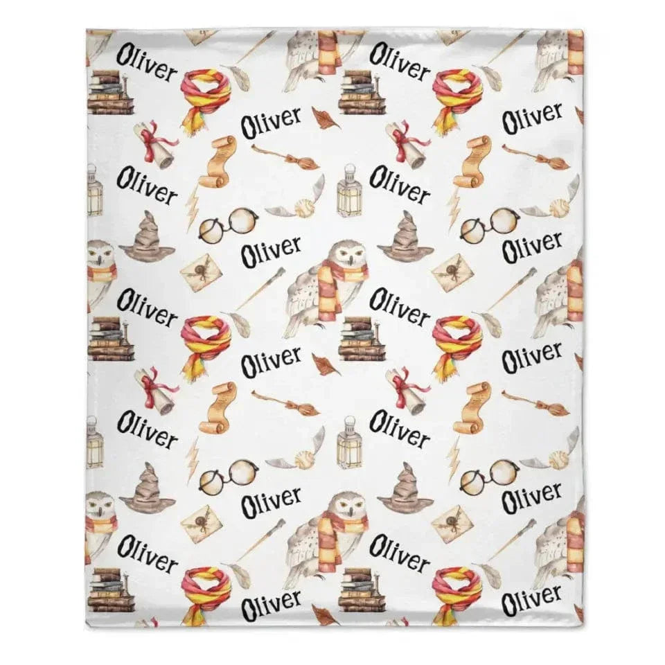 Name Custom Wizard Baby Blanket, Gift for Baby - Joliny