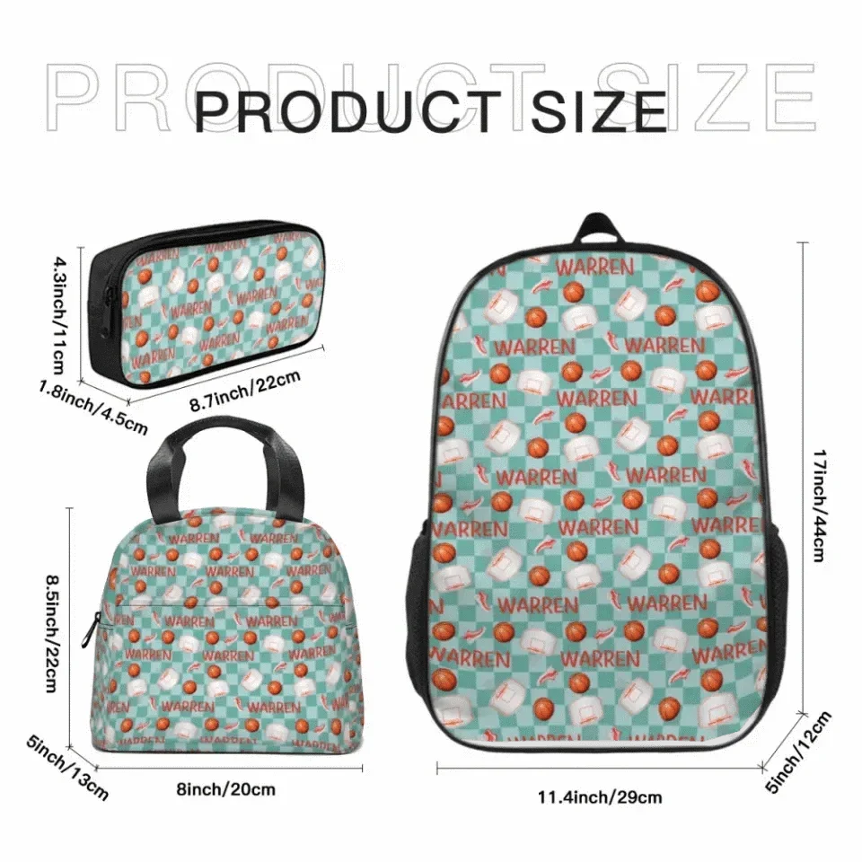 Name Customized Basketball Backpack - Graduation Season Gift - Joliny