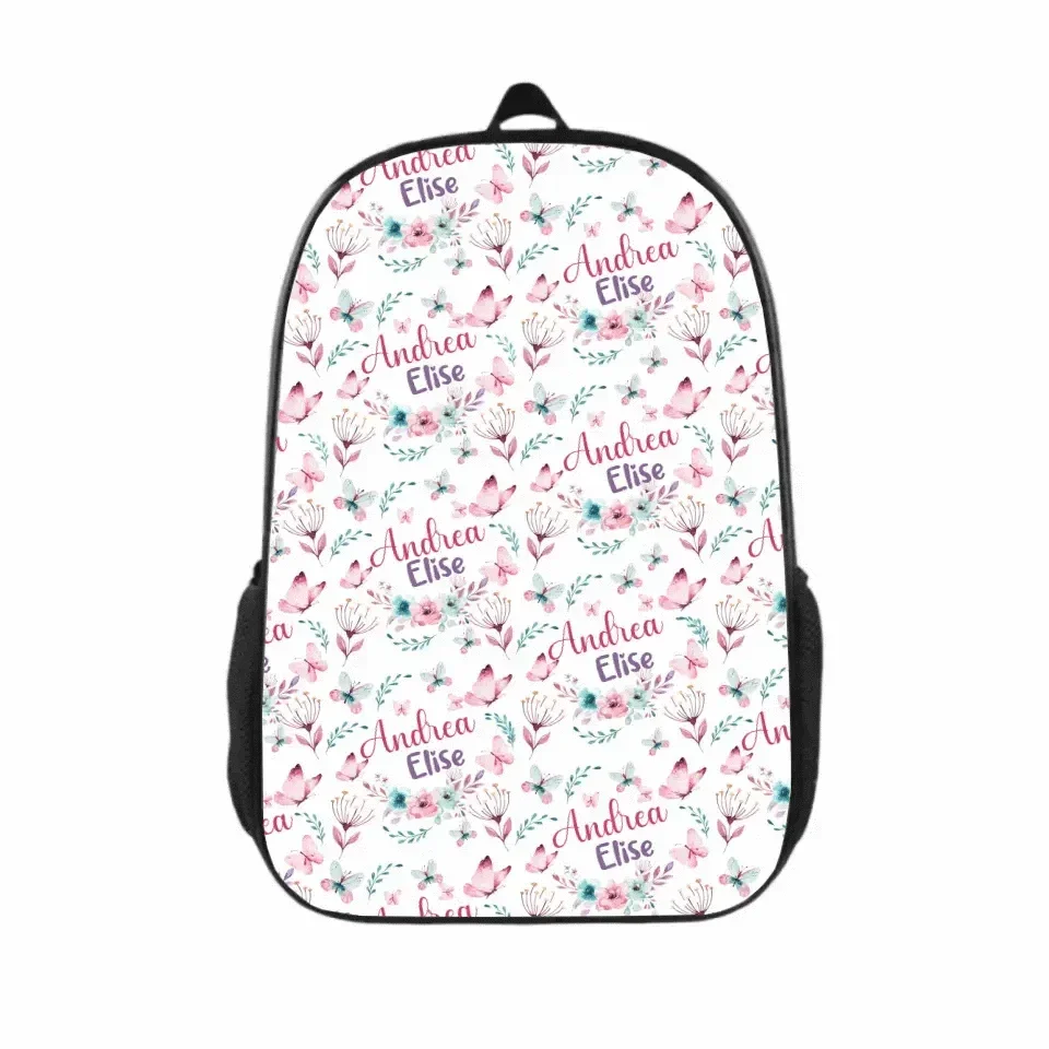 Name Customized Butterfly Themed Backpack, Graduation Season Gift - Joliny