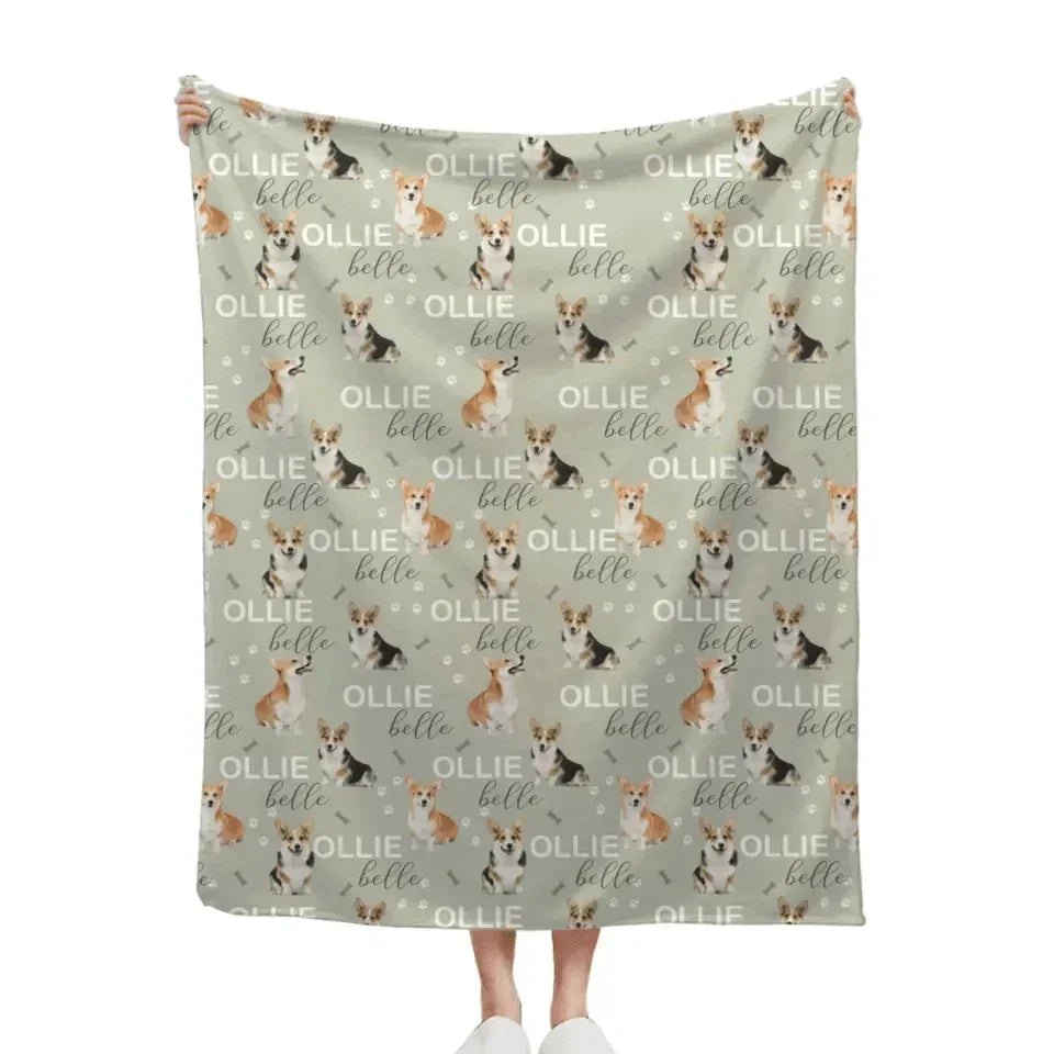Name Customized Children's Blankets, Dog Breeds - Joliny