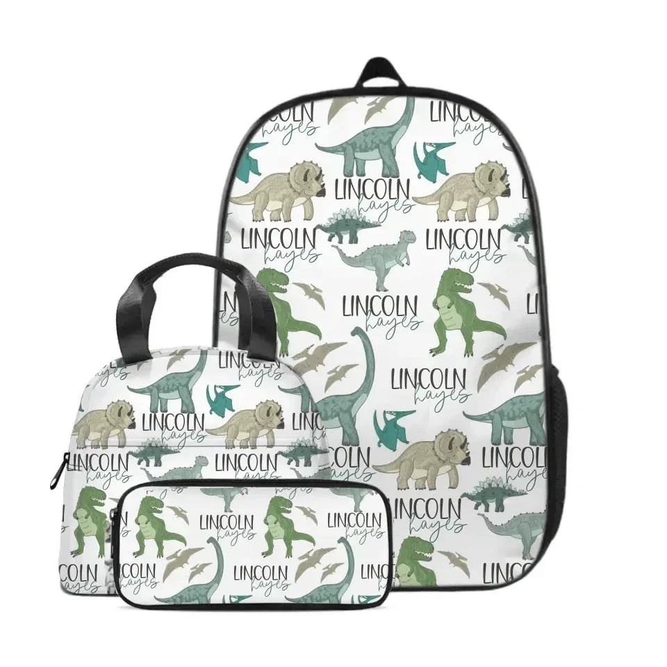 Name Customized Dinosaur Park Backpack - Graduation Season Kids Gifts - Joliny