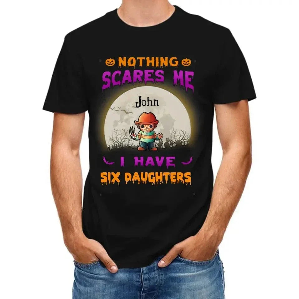 Nothing Scares Me Personalized Halloween T-Shirt - Joliny