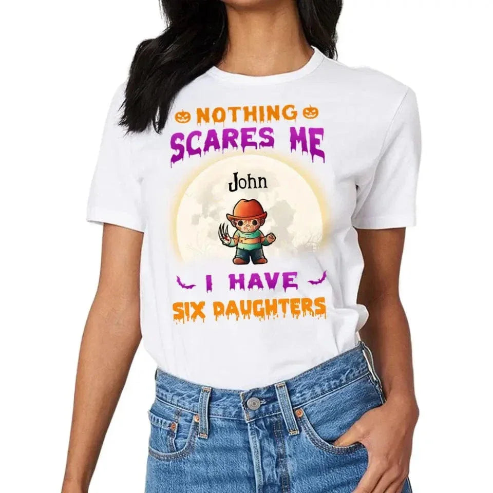 Nothing Scares Me Personalized Halloween T-Shirt - Joliny