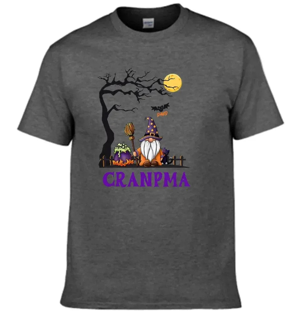 Old Halloween Wizard - Name Customized T-Shirt - Joliny