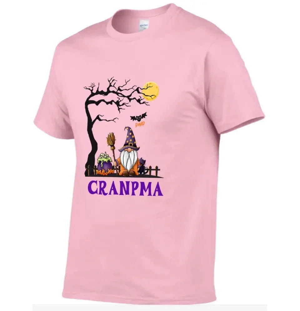 Old Halloween Wizard - Name Customized T-Shirt - Joliny