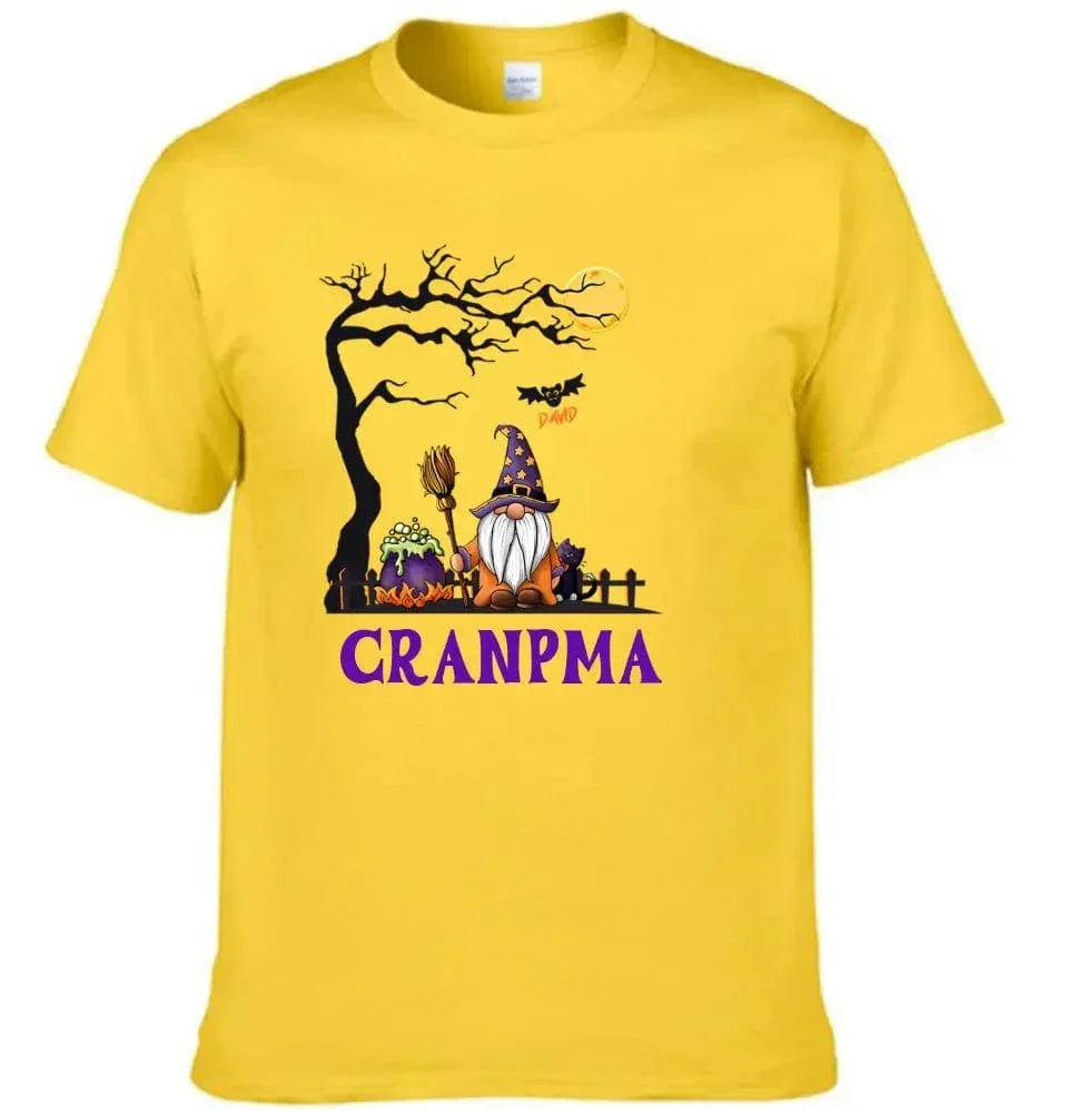Old Halloween Wizard - Name Customized T-Shirt - Joliny