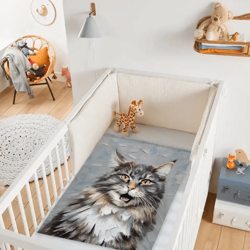 Perfect Pet Portrait: Personalized Oil Blanket for Pet Lovers - Joliny