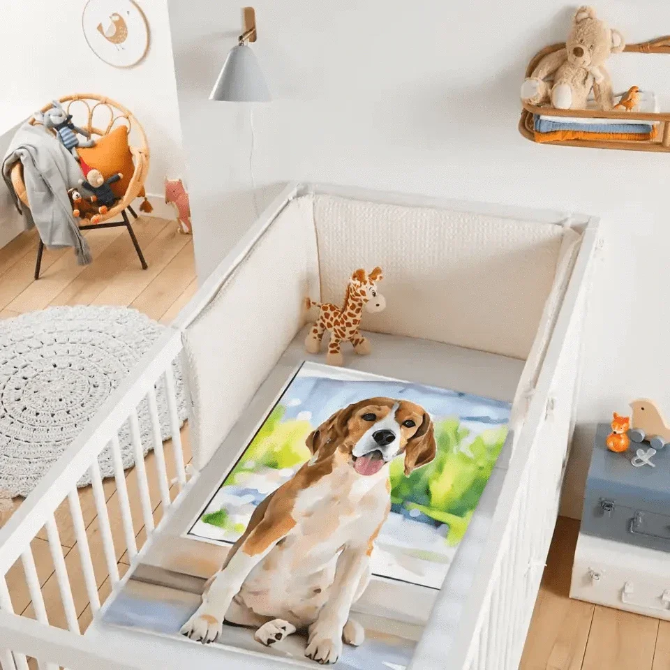 Perfect Pet Portrait: Personalized Oil Blanket for Pet Lovers - Joliny