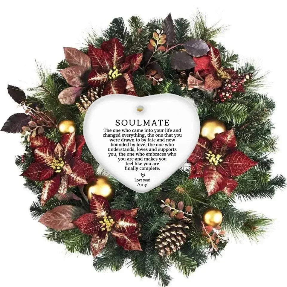 Personalised Ceramic Heart - Keepsake Gift for Partner Valentines Gift Anniversary Gift - Joliny