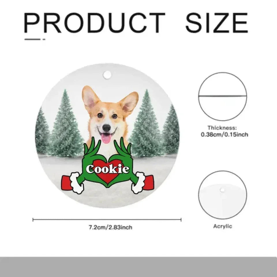 Personalized Acrylic Ornament - Christmas Gift For Pet Lover - Joliny