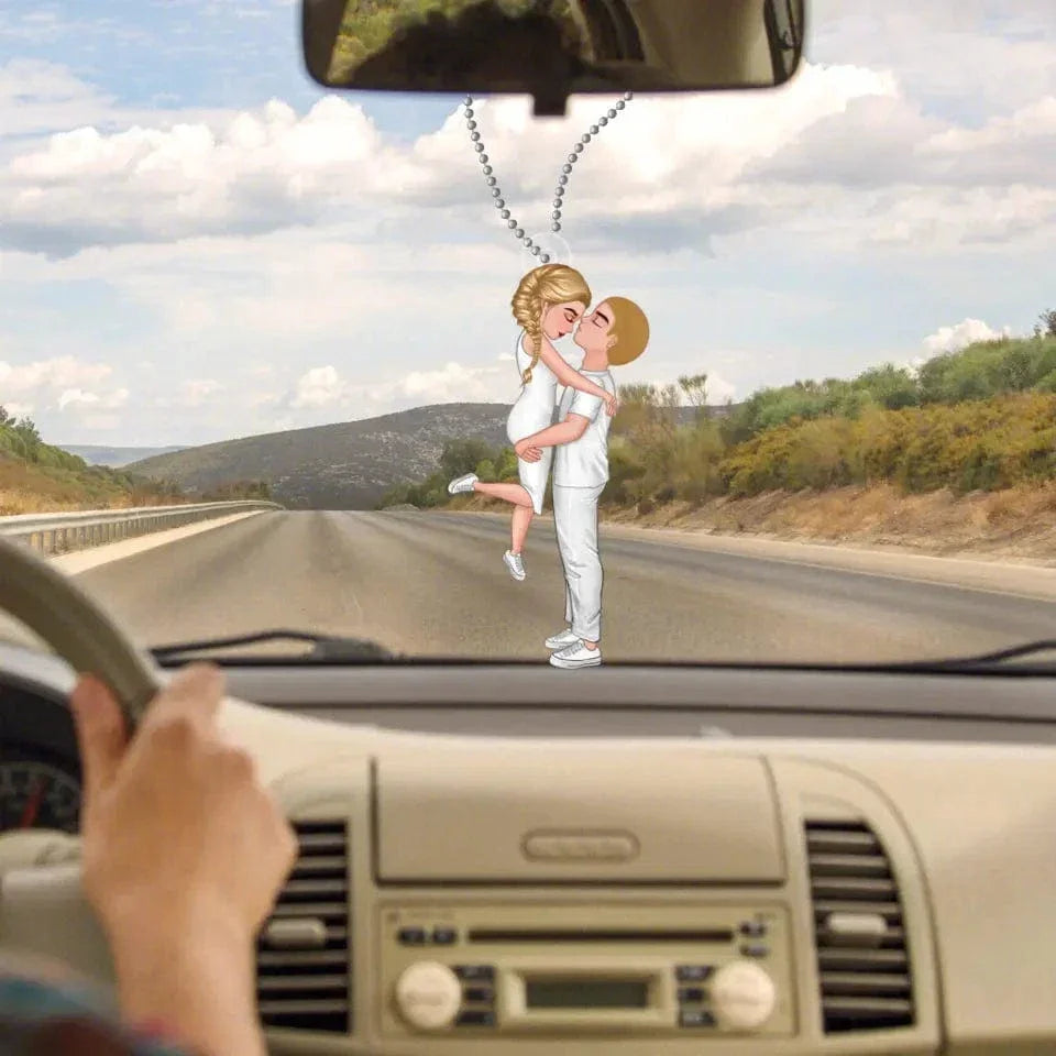 Personalized Acrylic Ornament - Hug Couple - Joliny