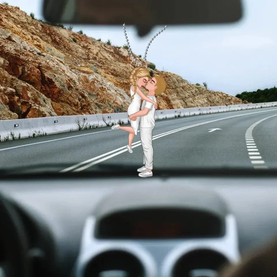 Personalized Acrylic Ornament - Hug Couple - Joliny